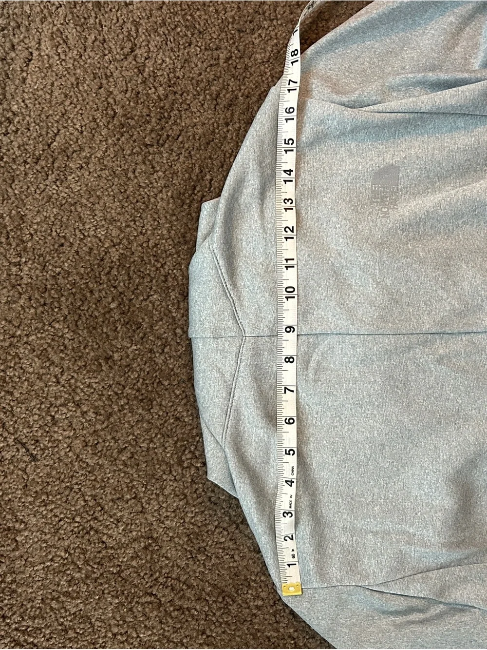 The North Face Men's Light Gray Hoodie Jacket